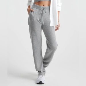 NWT • Quince Cashmere Straight Leg Lounge Pant • Heather Grey